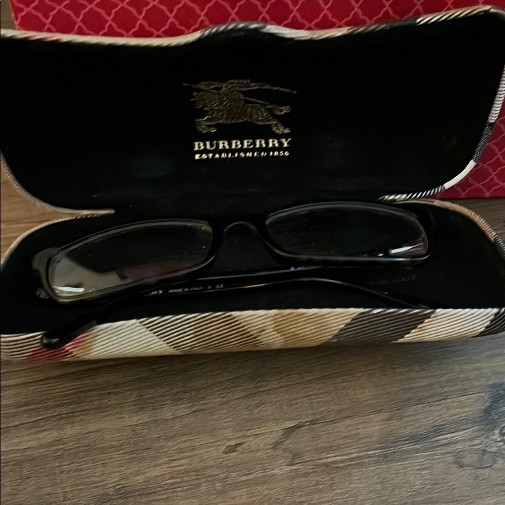 Burberry Black Glasses with Classic Design